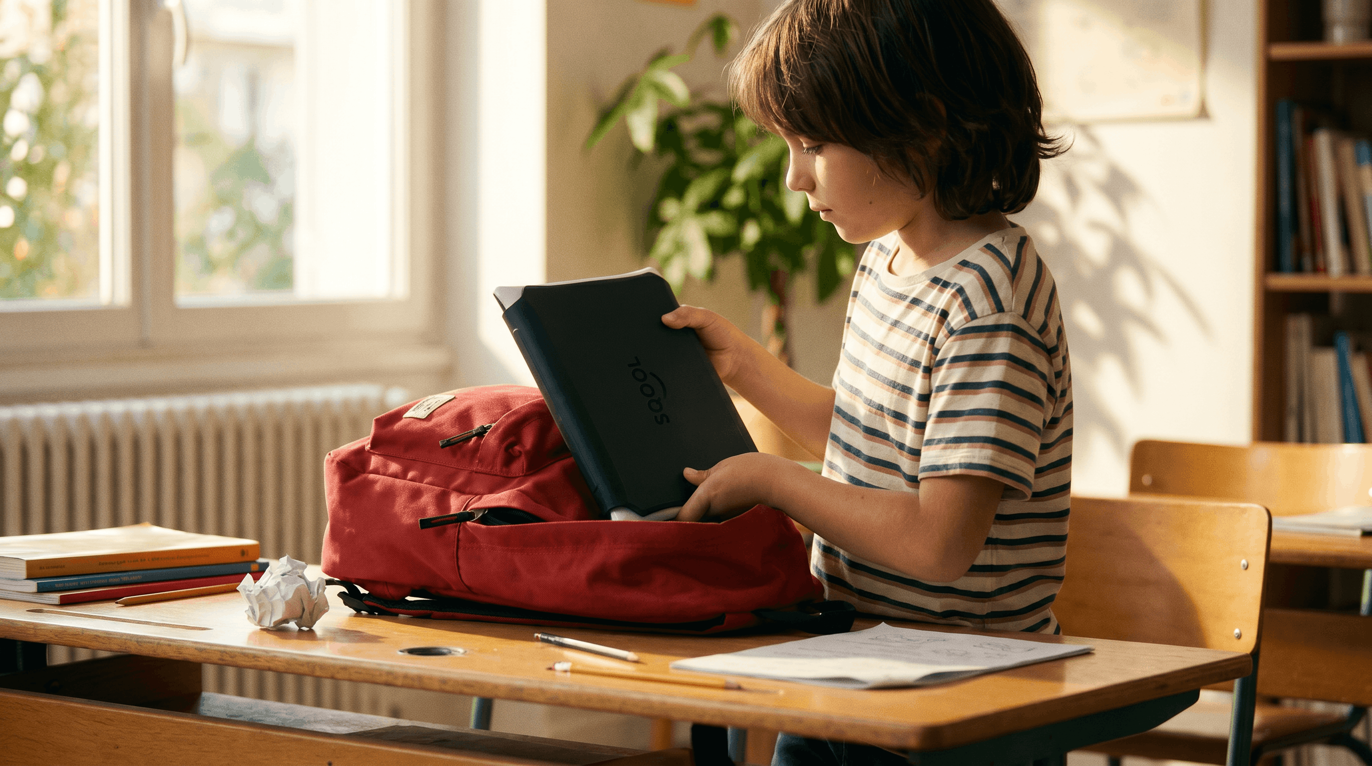 Étui-Clavier AZERTY - Tablette SQOOL (v4 à v4.2)