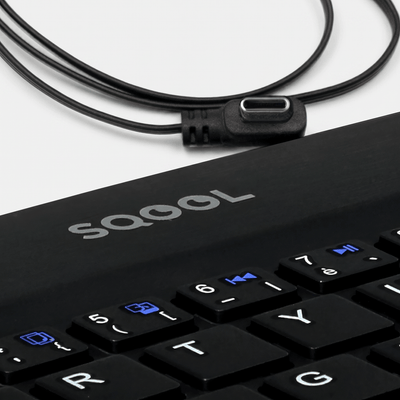 Clavier USB-C Ultra-Fin - Tablettes Y10 Premium & SQOOL