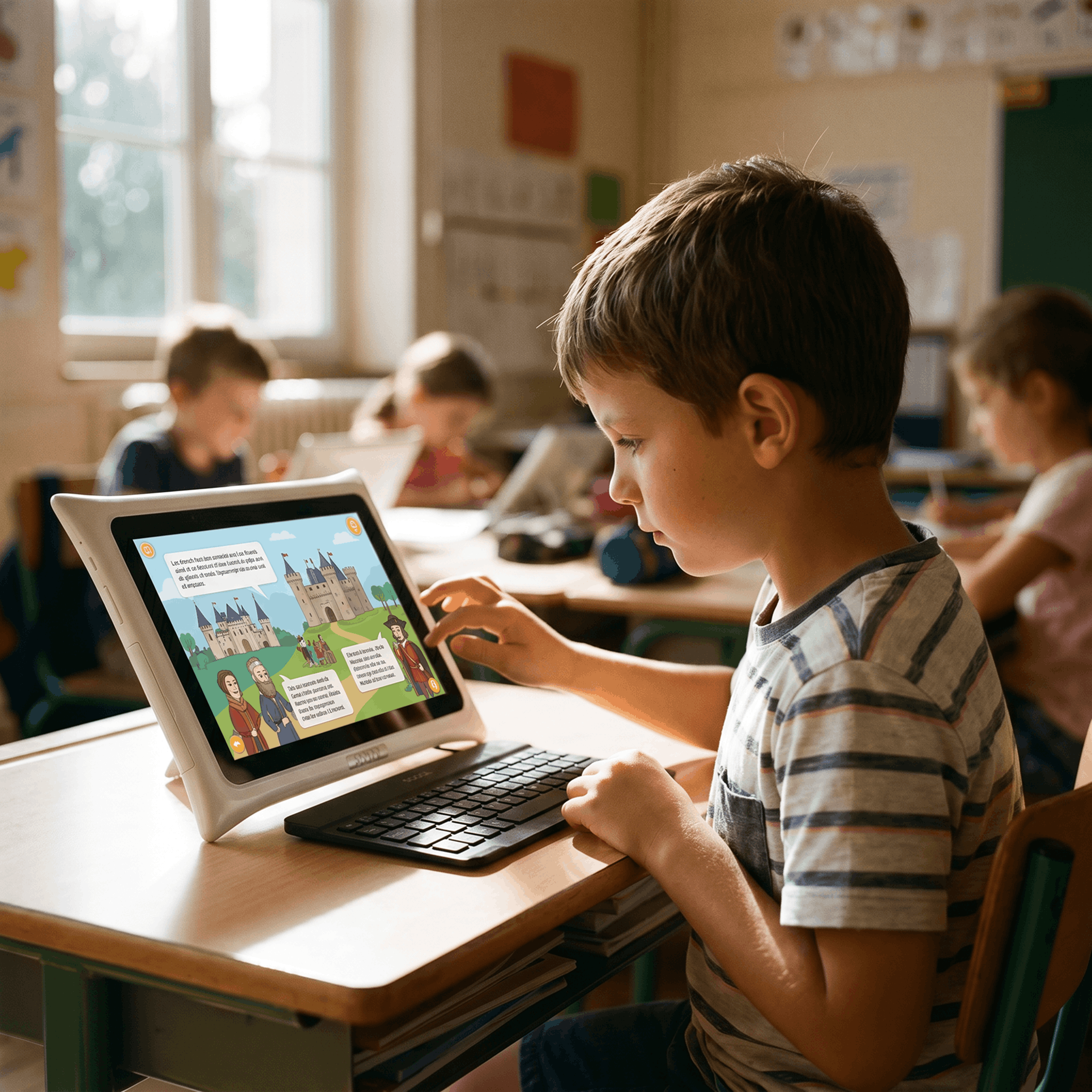 Clavier USB-C Ultra-Fin - Tablettes Y10 Premium & SQOOL