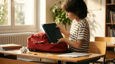 Étui-Clavier AZERTY - Tablette SQOOL (v4 à v4.2)